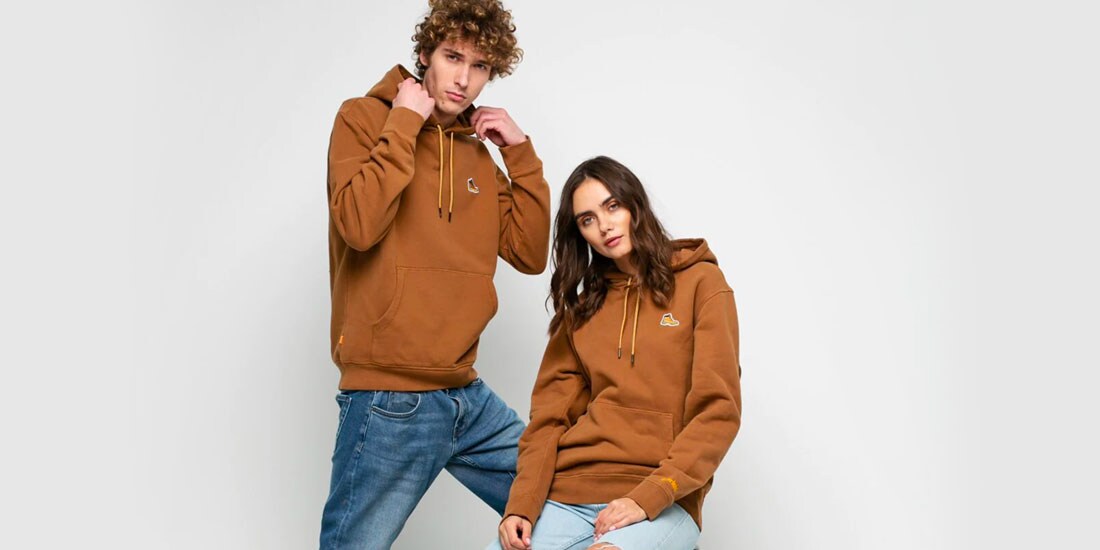 Brązowa bluza Timberland z kapturem