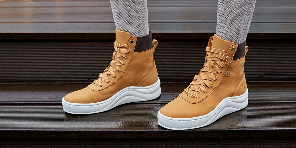 Damskie żółte buty Timberland