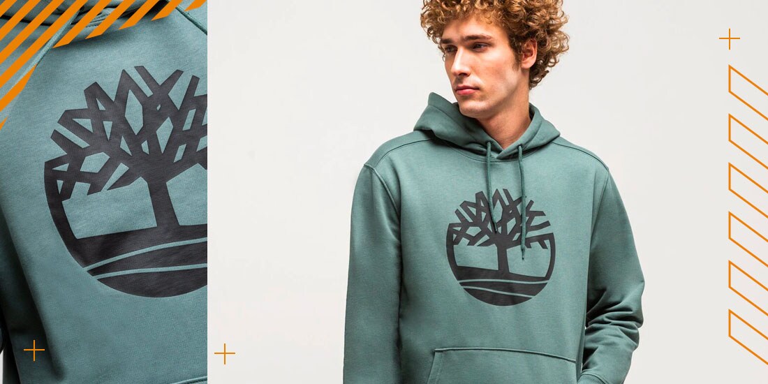 Timberland bluza z kapturem core tree logo pull over hoddie
