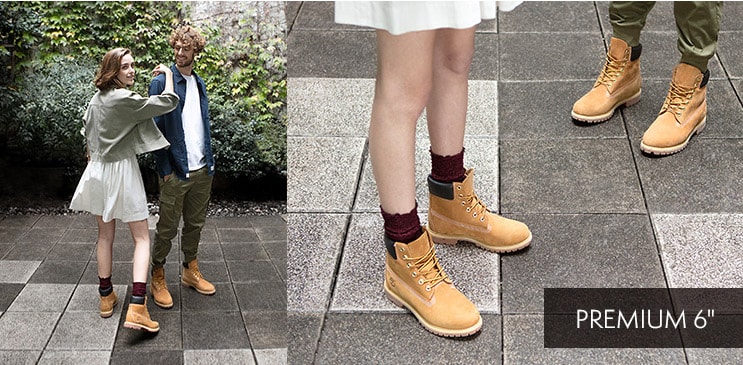 Żółte buty Timberland Premium 6