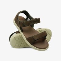 Sandały dziecięce TIMBERLAND NUBBLE SANDAL LTHR 2 STR ca1m1p kolor khaki