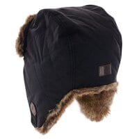 czapka zimowa męska TIMBERLAND CZAPKA NYLON TRAPPER j1608001 kolor czarny
