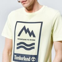 T-shirt, koszulka męska TIMBERLAND T-SHIRT MTR PRINT CREW TEE REG tb0a2fnh3221 kolor żółty