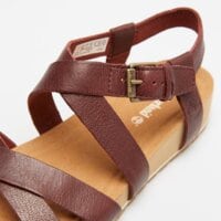 Buty casual damskie TIMBERLAND MALIBU WAVES BACKSTRAP SANDAL tb0a2qtfeiw1 kolor bordowy