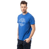 T-shirt, koszulka męska TIMBERLAND T-SHIRT KENNEBEC RVR 6637j479 kolor niebieski