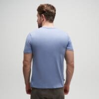 T-shirt, koszulka męska TIMBERLAND T-SHIRT LINEAR LOGO SHORT SLEEVE TEE tb0a5upqb881 kolor niebieski