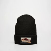 Czapka zimowa damska TIMBERLAND CZAPKA MOUNTAIN PATCH BEANIE tb0a663t0011 kolor czarny