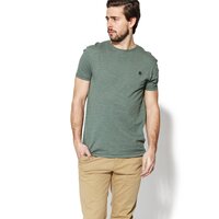 T-shirt, koszulka męska TIMBERLAND T-SHIRT SS GREAT BROOK O'DYE CREW a1l6yj02 kolor zielony
