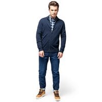 Sweter męski TIMBERLAND SWETER WILLIAMS RIVER FULL ZIP tb0a1ogm4331 kolor granatowy