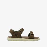 Sandały dziecięce TIMBERLAND NUBBLE SANDAL LTHR 2 STR ca1m1p kolor khaki
