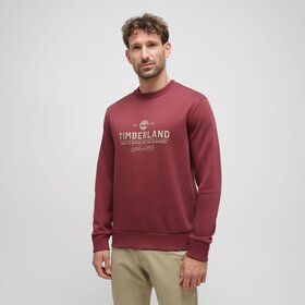 TIMBERLAND BLUZA TFO WORK GRAPHIC BRUSHBACK CREW NECK