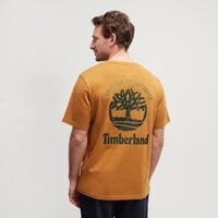 T-shirt, koszulka męska TIMBERLAND T-SHIRT SS GRAPHIC TEE 5 tb0a5yk3p471 kolor brązowy