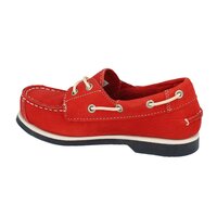Dziecięce buty casual TIMBERLAND EK 2 EYE BOAT SHOE PEAKS ISLAND 6886r kolor czerwony