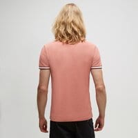 Koszulka polo męska TIMBERLAND POLO SS TIPPED PIQUE POLO tb0a26msdj11 kolor czerwony