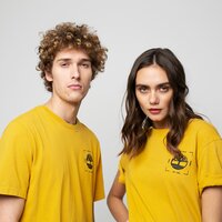 T-shirt, koszulka męska TIMBERLAND T-SHIRT KENNEBEC SS CC TIMBERLAND 1973 GRAPHIC tb0a2f613111 kolor żółty