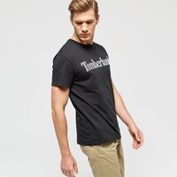 T-shirt, koszulka męska TIMBERLAND T-SHIRT SS ELEVATED LINEAR TEE tb0a1w1c0011 kolor czarny