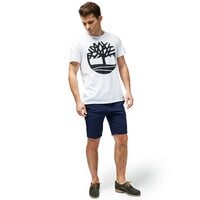 T-shirt, koszulka męska TIMBERLAND T-SHIRT SLS SEASONAL LOGO TEE a1n8yk76 kolor biały
