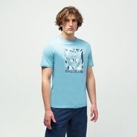T-shirt, koszulka męska TIMBERLAND T-SHIRT NATURAL SUMMER SS REFIBRA GRAPHIC tb0a26w8cl51 kolor niebieski