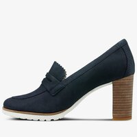 Buty casual damskie TIMBERLAND LESLIE ANNE MOCASSIN PUMP a1pj3 kolor granatowy