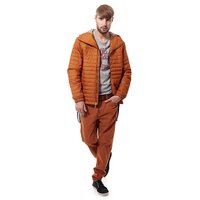 Kurtka zimowa męska TIMBERLAND KURTKA SKYE PEAK HOODED JKT 5502j358 kolor pomarańczowy