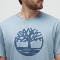 T-shirt, koszulka męska TIMBERLAND T-SHIRT KENNEBEC RIVER TREE TEE tb0a2c2r7581 kolor blekitny