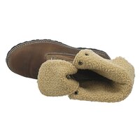Dziecięce buty zimowe TIMBERLAND 6IN SHEARLING BOOT 18901 kolor brązowy