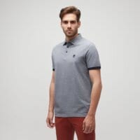 Koszulka polo męska TIMBERLAND POLO BABOOSIC BROOK OXFORD POLO tb0a6bwg4331 kolor szary