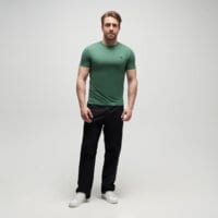 T-shirt, koszulka męska TIMBERLAND T-SHIRT CHEST LOGO SS TEE SLIM tb0a2br3a6z1 kolor zielony