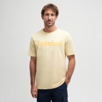 T-shirt, koszulka męska TIMBERLAND T-SHIRT WORDMARK LOGO SHORT SLEEVE TEE tb0a2brna7k1 kolor żółty