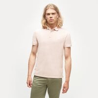 Koszulka polo męska TIMBERLAND POLO SS MILLERS RIVER COLLAR NECK PRINT POLO tb0a26nf6621 kolor różowy