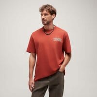 T-shirt, koszulka męska TIMBERLAND T-SHIRT TIMBS GRAPHIC TEE tb0a6gp3eod1 kolor czerwony