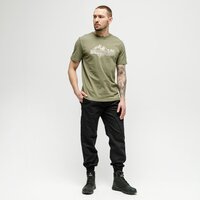 T-shirt, koszulka męska TIMBERLAND T-SHIRT LINEAR MOUNTAIN TEE tb0a22kh5901 kolor zielony