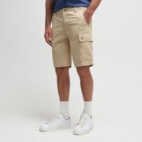 Szorty, spodenki męskie TIMBERLAND SZORTY POPLIN CARGO tb0a41hfy941 kolor beżowy