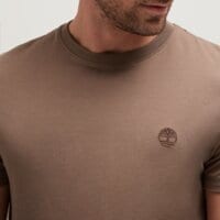 T-shirt, koszulka męska TIMBERLAND T-SHIRT DUNSTAN RIVER SHORT SLEEVE TEE tb0a2bprbk01 kolor brązowy