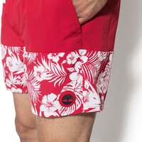 Szorty, spodenki męskie TIMBERLAND SZORTY SUNAPEE LAKE BLOCK SWIMSHORT a1n7qj82 kolor czerwony