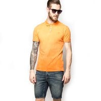 Koszulka polo męska TIMBERLAND POLO SS KENNEBEC SLTSCRB a181k850 kolor pomarańczowy