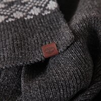 czapka zimowa męska TIMBERLAND CZAPKA PATTERN HAT & SCARF GIFT j1798010 kolor szary