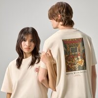 T-shirt, koszulka męska TIMBERLAND T-SHIRT WASHED BOOT TEE tb0a6dpdcr31 kolor beżowy