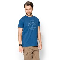 T-shirt, koszulka męska TIMBERLAND T-SHIRT SS DEAD RVR BRUSHED R a1ove288 kolor niebieski