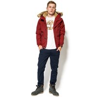 Kurtka zimowa męska TIMBERLAND KURTKA RIDGE SNORKE a1ajdc56 kolor bordowy
