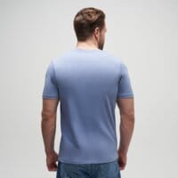 T-shirt, koszulka męska TIMBERLAND T-SHIRT WATER STACK LOGO SHORT SLEEVE TEE tb0a5mv4b881 kolor blekitny