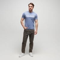T-shirt, koszulka męska TIMBERLAND T-SHIRT LINEAR LOGO SHORT SLEEVE TEE tb0a5upqb881 kolor niebieski