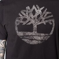 T-shirt, koszulka męska TIMBERLAND T-SHIRT KENNEBEC TEE a1bh3001 kolor czarny