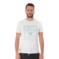 T-shirt, koszulka męska TIMBERLAND T-SHIRT SS SLUB MULTI SHAPE TEE 5364j130 kolor biały