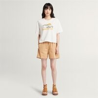 T-shirt, koszulka damska TIMBERLAND T-SHIRT TFO GRAPHIC SHORT SLEEVE TEE tb0a5pvxcm91 kolor biały