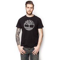 T-shirt, koszulka męska TIMBERLAND T-SHIRT SS KENNEBEC RVR TREE TEE 8466j001 kolor czarny