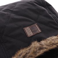 czapka zimowa męska TIMBERLAND CZAPKA NYLON TRAPPER j1608001 kolor czarny