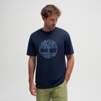 T-shirt, koszulka męska TIMBERLAND T-SHIRT TREE LOGO SHORT SLEEVE TEE tb0a2c6sz021 kolor granatowy