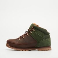 Dziecięce buty zimowe TIMBERLAND EURO SPRINT MID LACE BOOT tb0a5qzkafk1 kolor brązowy