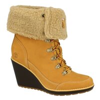 Damskie buty zimowe TIMBERLAND EK MERIDEN WARM LINED FOLD DOWN 8444r kolor żółty